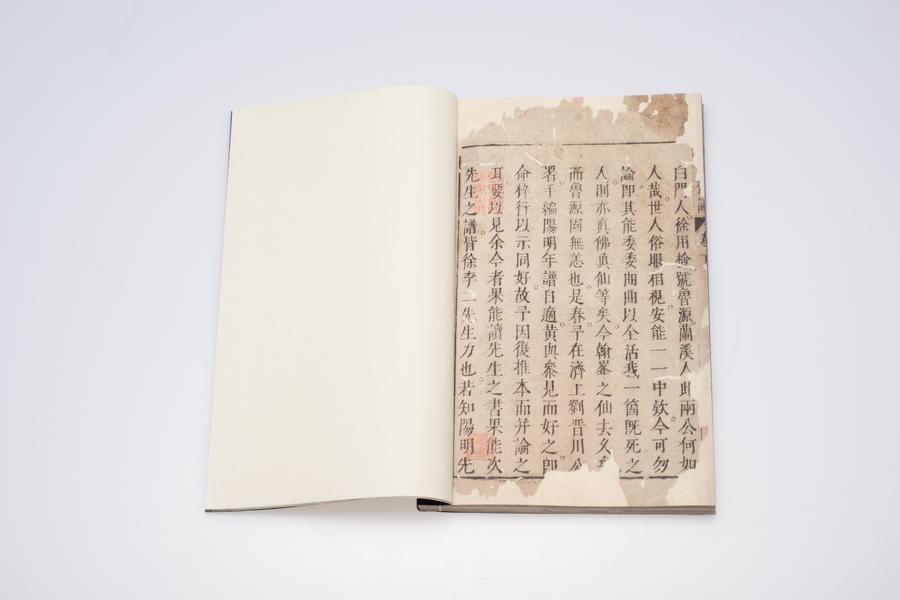 阳明先生年谱二卷 刻章(二),王阳明,王守仁,阳明文化