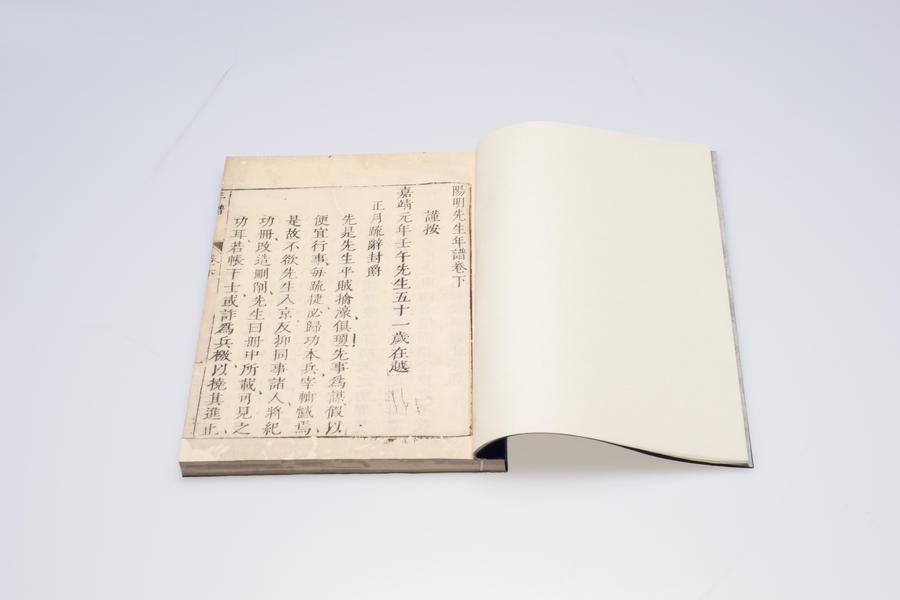 阳明先生年谱二卷(十九),王阳明,王守仁,阳明文化