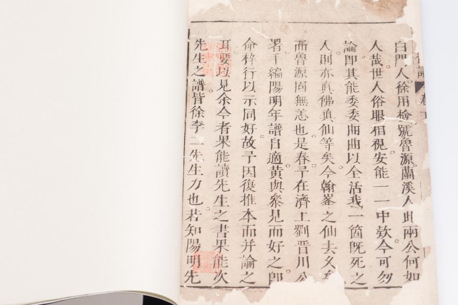 阳明先生年谱二卷 刻章(三),王阳明,王守仁,阳明文化