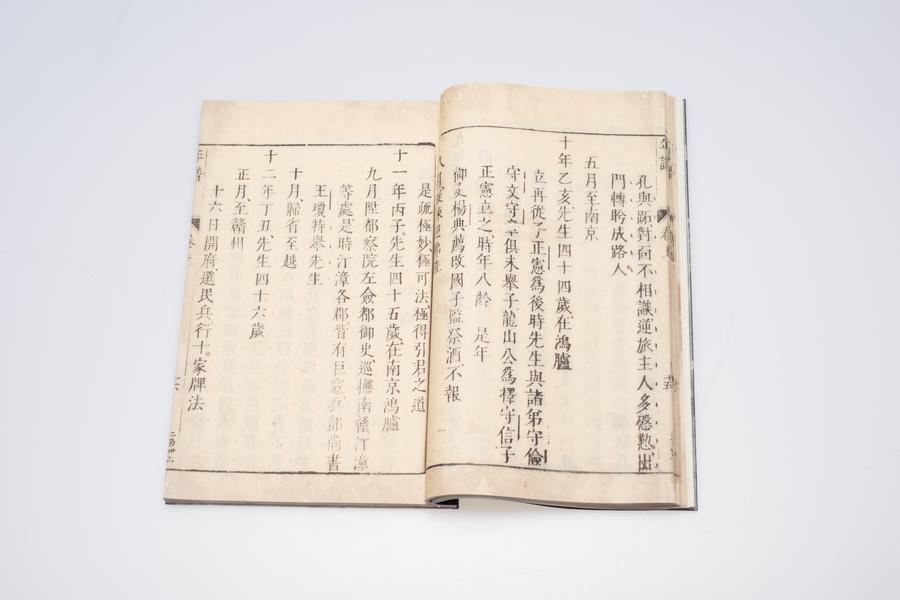 阳明先生年谱二卷(八),王阳明,王守仁,阳明文化