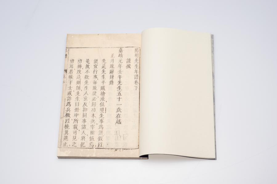 阳明先生年谱二卷(十三),王阳明,王守仁,阳明文化