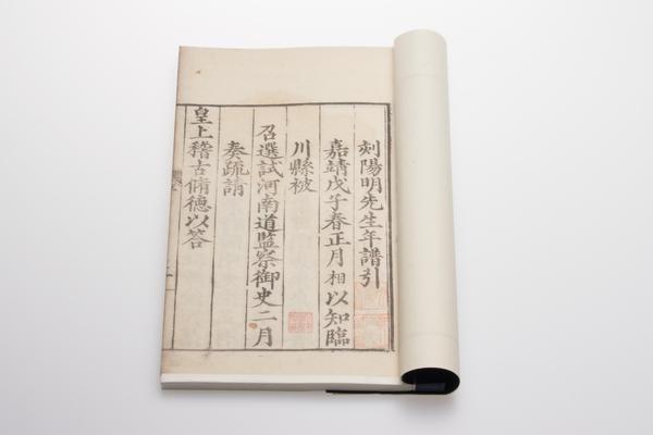 阳明先生年谱三卷,王阳明,王守仁,阳明文化
