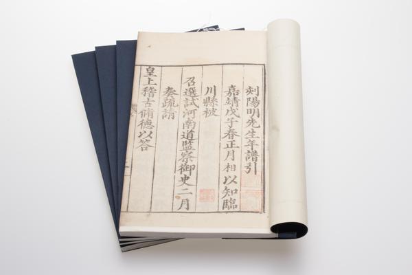 阳明先生年谱三卷,王阳明,王守仁,阳明文化