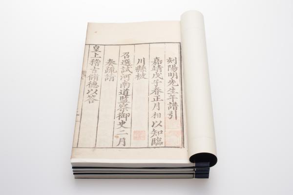 阳明先生年谱三卷,王阳明,王守仁,阳明文化