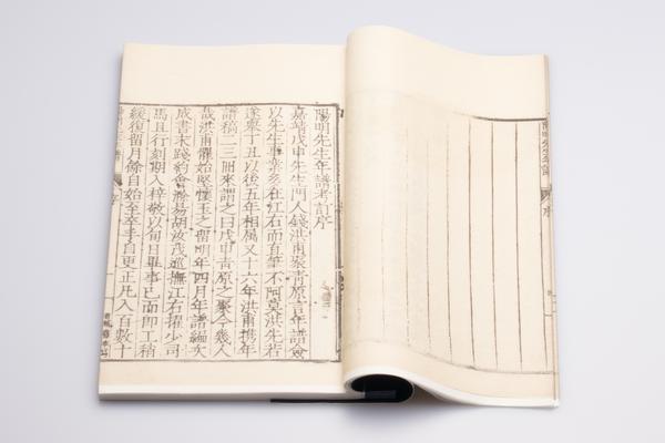阳明先生年谱三卷,王阳明,王守仁,阳明文化