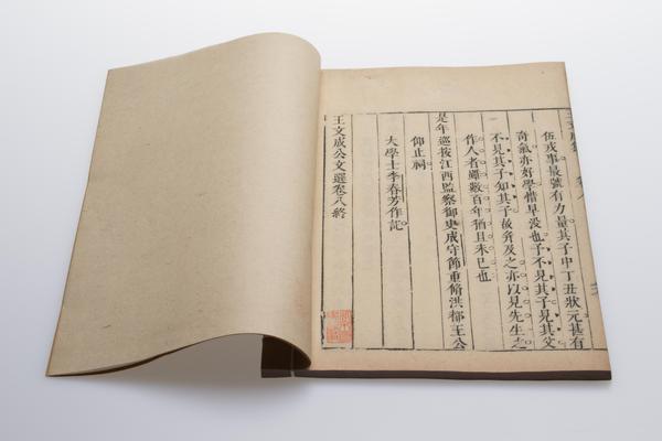 王文成公文选八卷,王阳明,王守仁,阳明文化