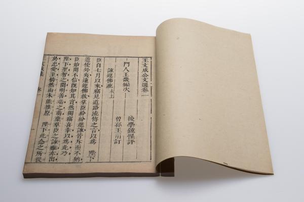 王文成公文选八卷,王阳明,王守仁,阳明文化