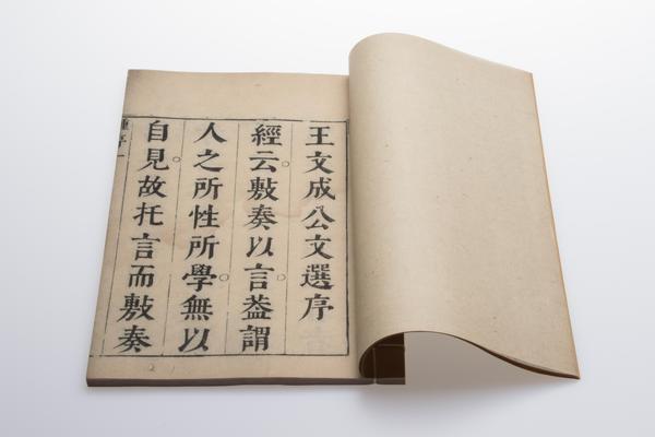 王文成公文选八卷,王阳明,王守仁,阳明文化